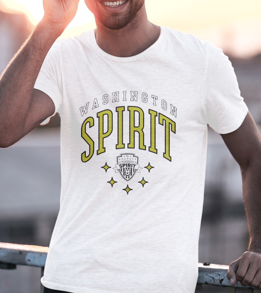 Washington Spirit Varsity Crest Stars Soccer T-Shirt