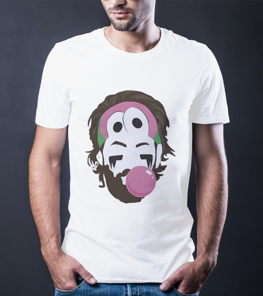 Keanu Reeves Bubblegum Pop Art Cartoon T-Shirt