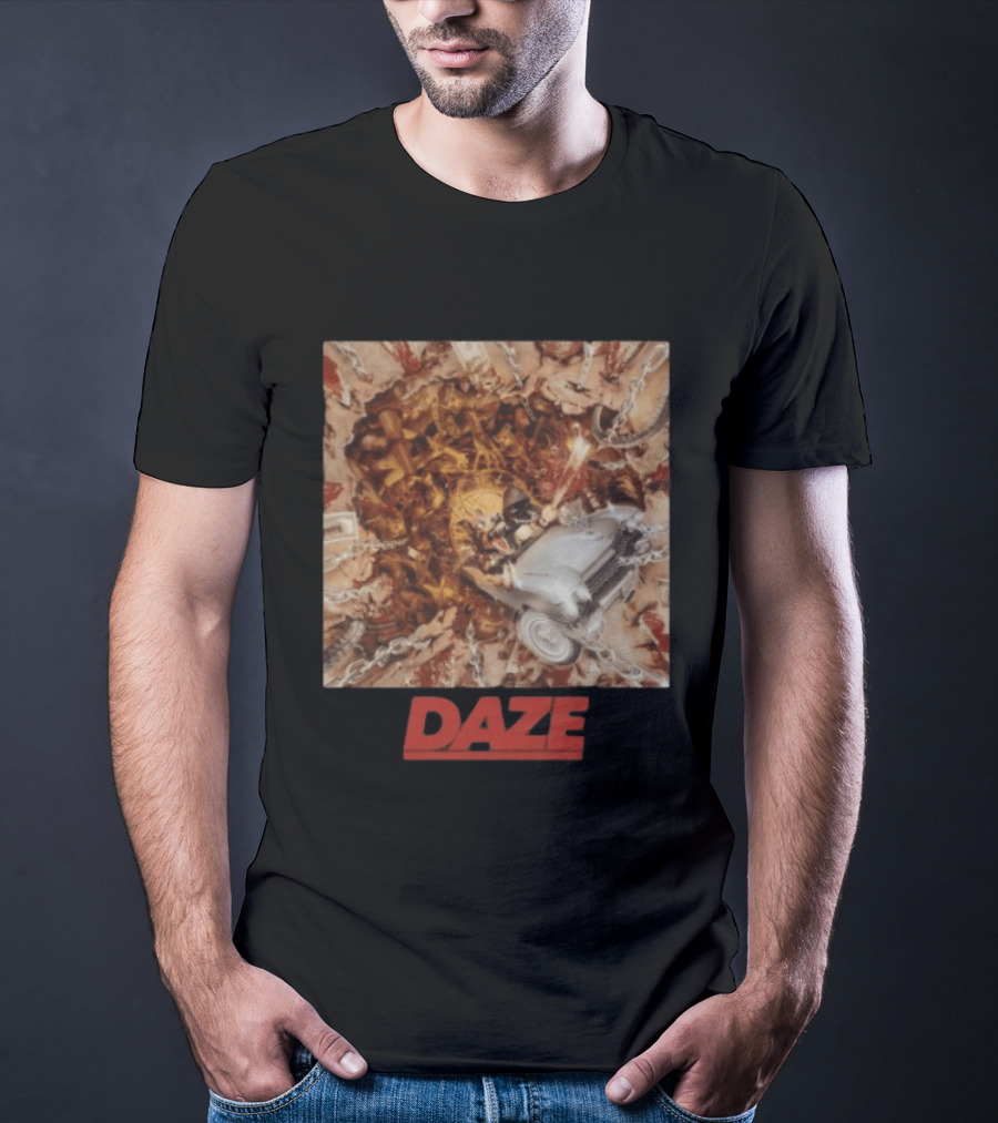 Daze Store Pain Of Truth Shaka Chains And Skeleton Car Rider T-Shirt