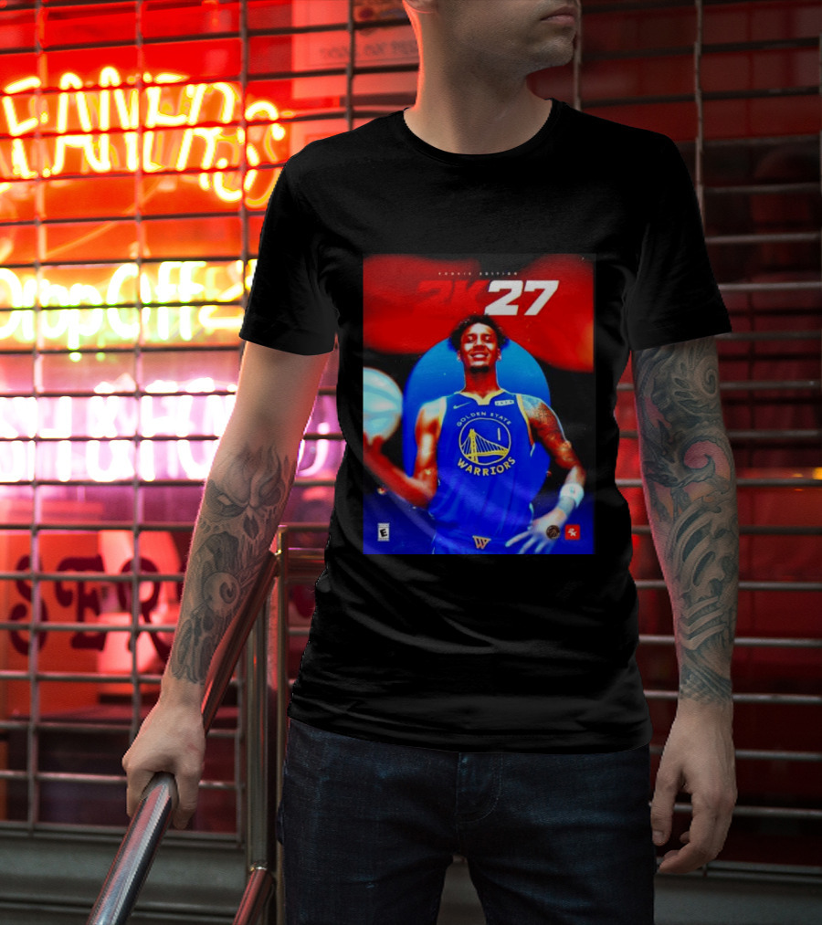 Golden State Warriors NBA 2K27 Rookie Edition Number One Player T-Shirt