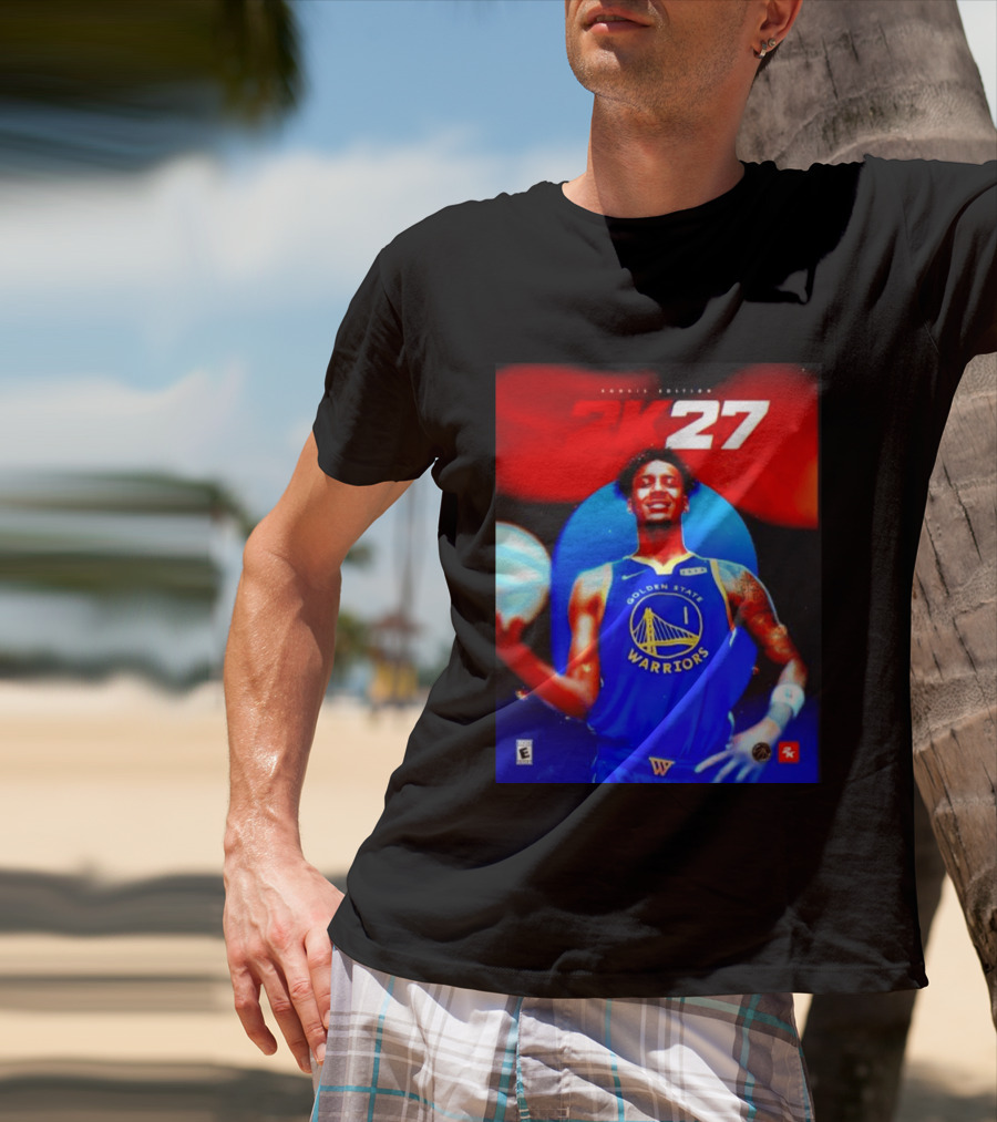 Golden State Warriors NBA 2K27 Rookie Edition Number One Player T-Shirt