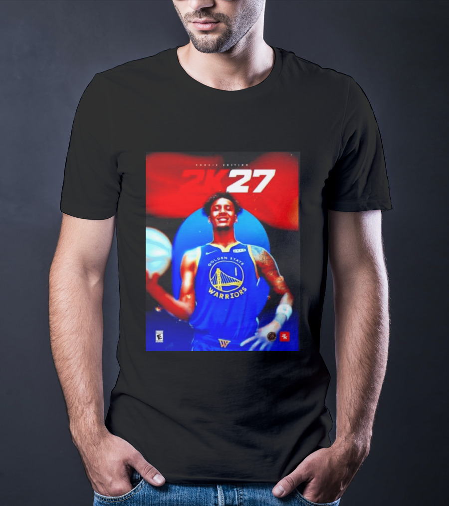 Golden State Warriors NBA 2K27 Rookie Edition Number One Player T-Shirt