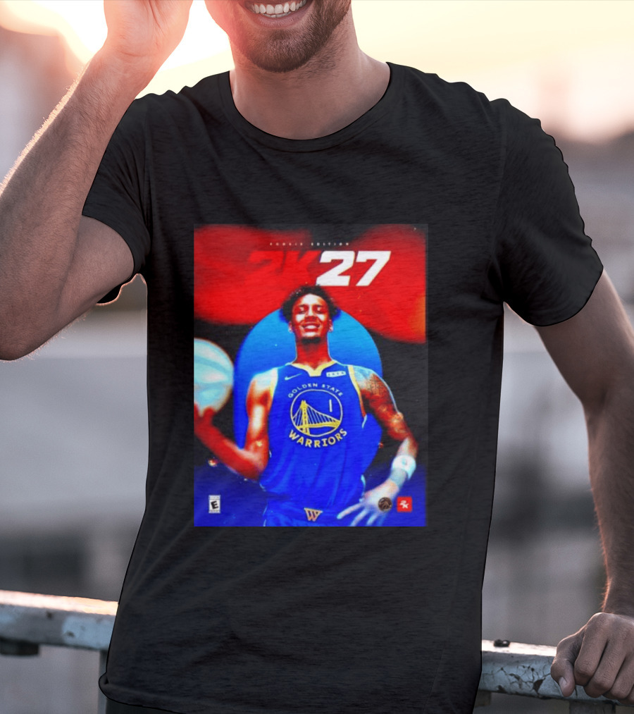 Golden State Warriors NBA 2K27 Rookie Edition Number One Player T-Shirt