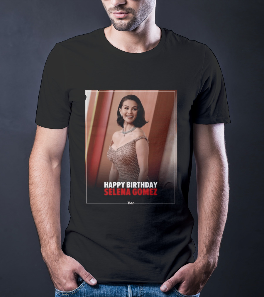 Happy Birthday Selena Gomez TMZ Celebration Event T-Shirt