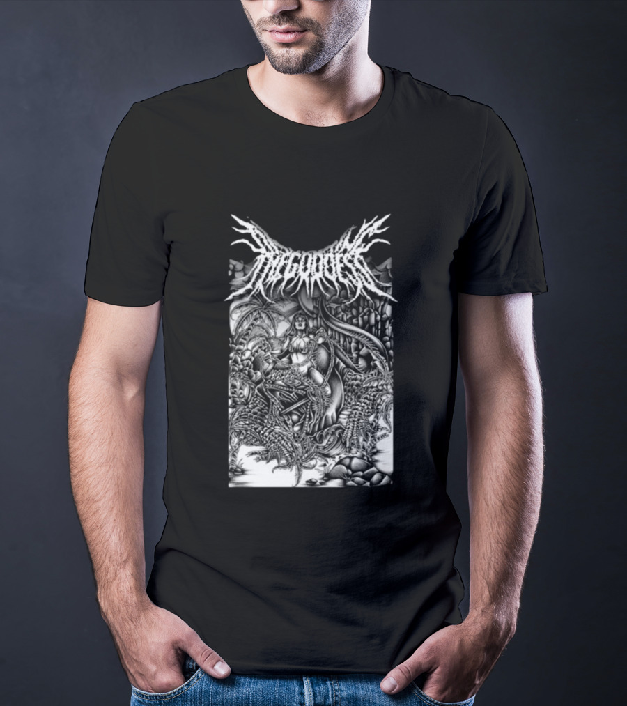 Impericon Store Disfiguring The Goddess Galapagos Metal Art Reptile Island T-Shirt
