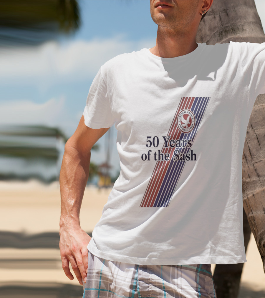 Crystal Palace 50 Years Of The Sash Anniversary Celebration T-Shirt