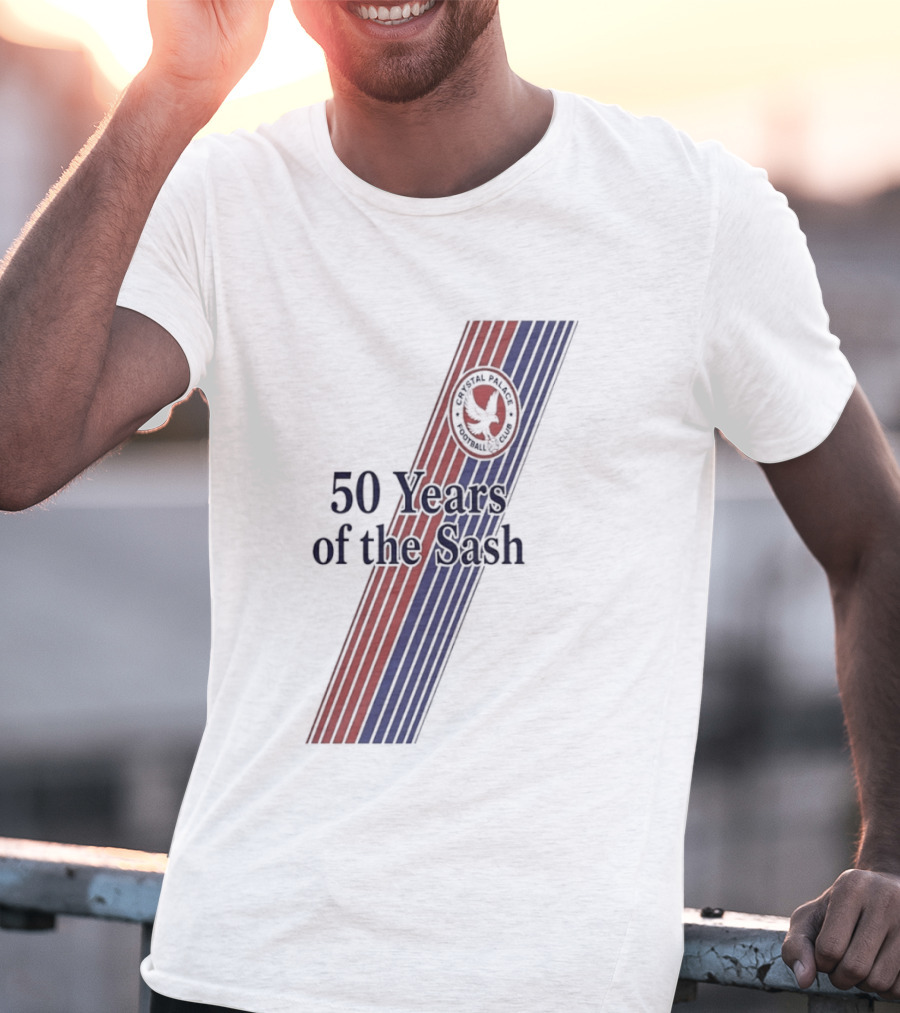 Crystal Palace 50 Years Of The Sash Anniversary Celebration T-Shirt