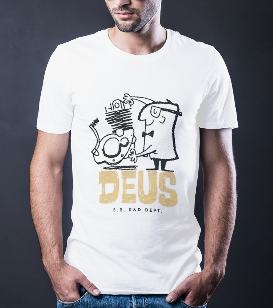 Deus SR R&D Dept Mechanic Motorcycle T-Shirt