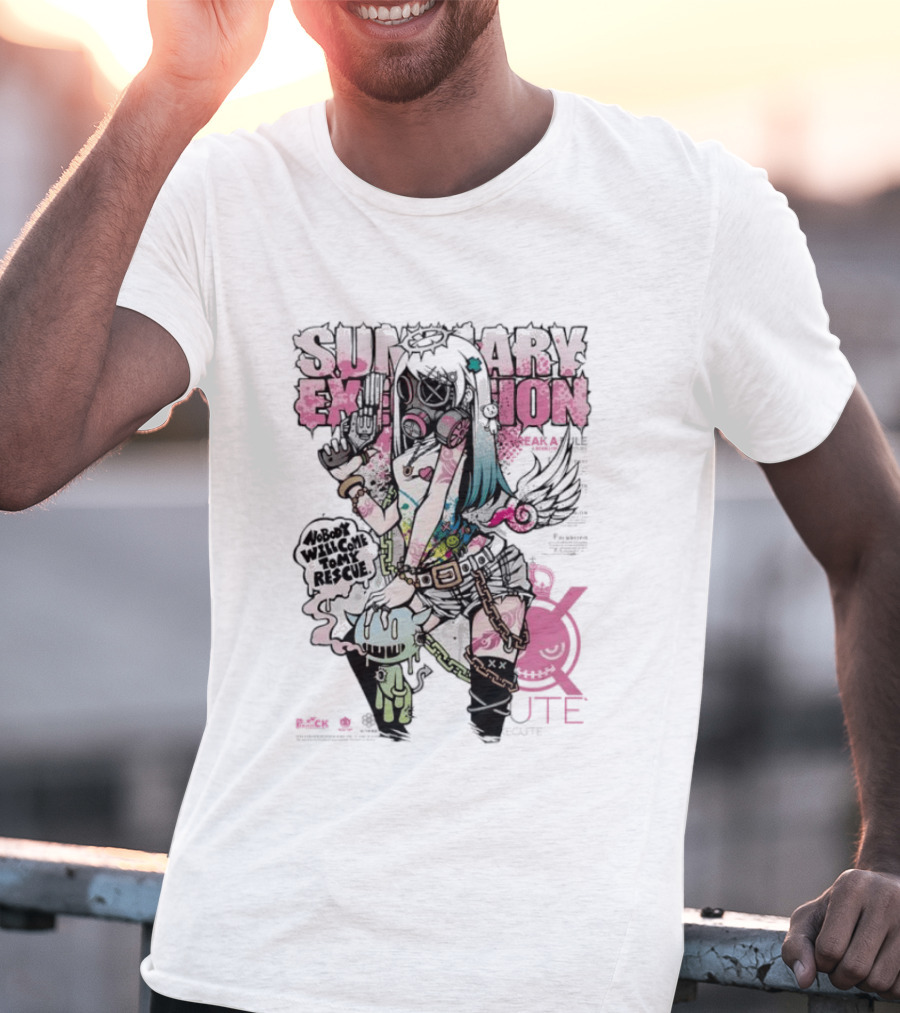 Summary Exhibition Nobody Will Come To My Rescue Execute You Project CK T-Shirt