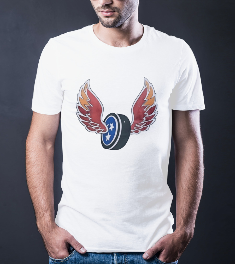 Tennessee Winged Puck Stars Hockey T-Shirt