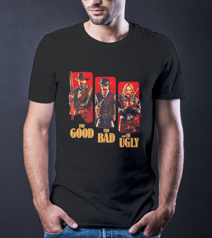 Red Dead Redemption Western Outlaws The Good The Bad The Ugly T-Shirt
