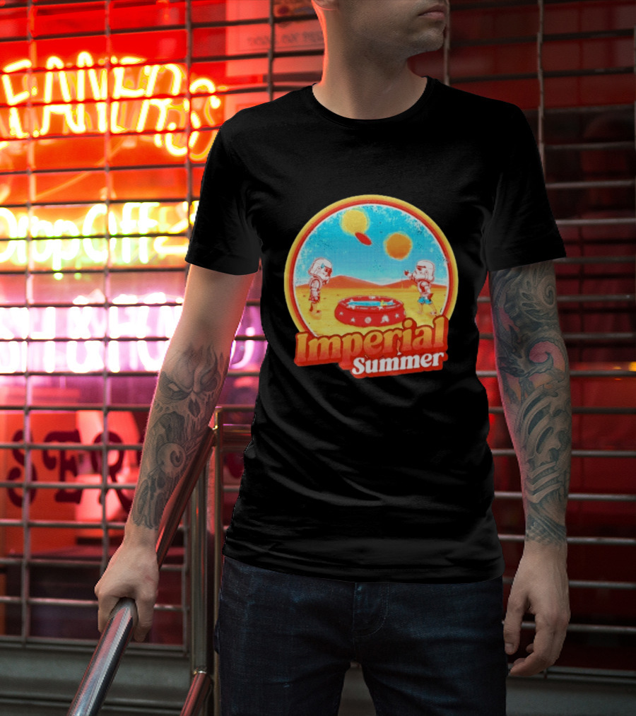 Summer Fun Star Wars Stormtrooper Imperial Beach Scene T-Shirt