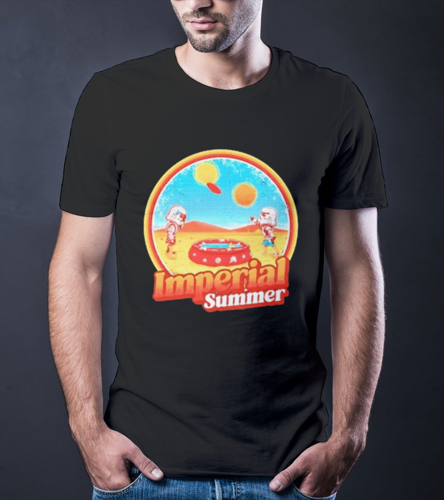 Summer Fun Star Wars Stormtrooper Imperial Beach Scene T-Shirt