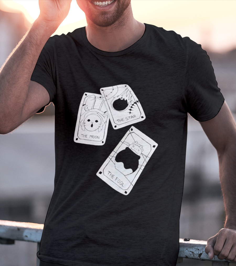 Studio Ghibli Tarot Cards The Moon The Star The Fool Collection T-Shirt