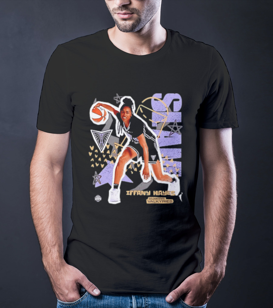 Tiffany Hayes Golden State Valkyries Basketball WNBA 15 T-Shirt