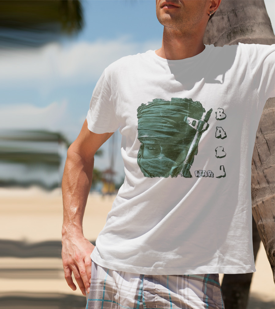 War Baby Soldier With Rifle And Turban T-Shirt