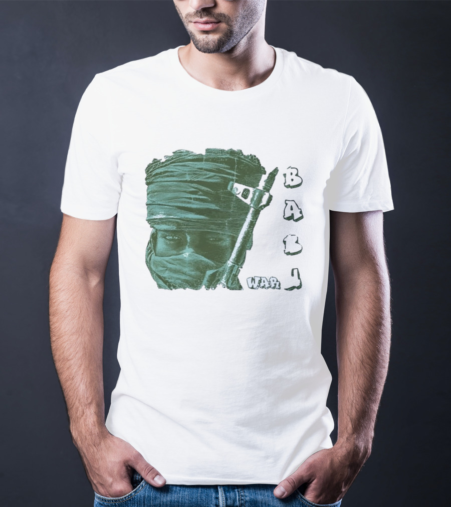 War Baby Soldier With Rifle And Turban T-Shirt