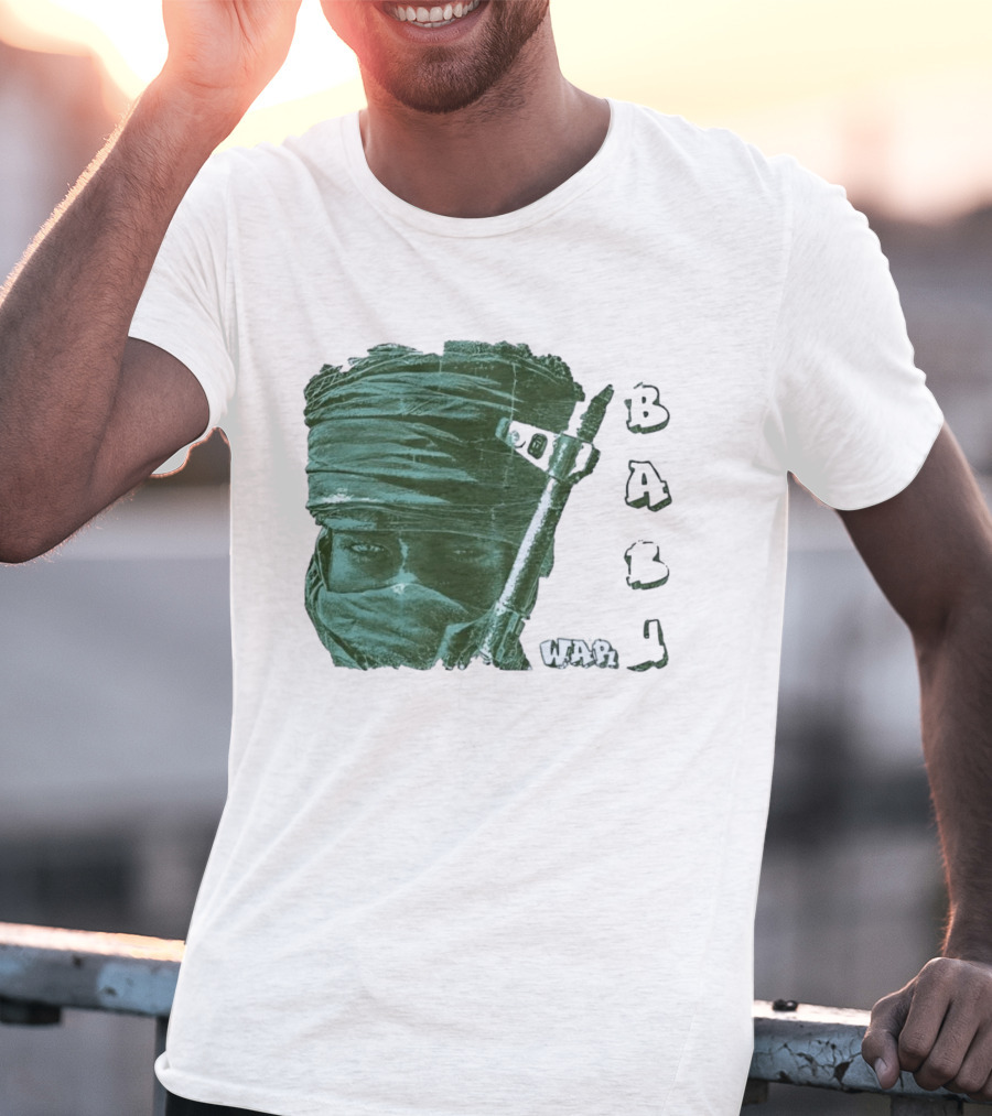 War Baby Soldier With Rifle And Turban T-Shirt