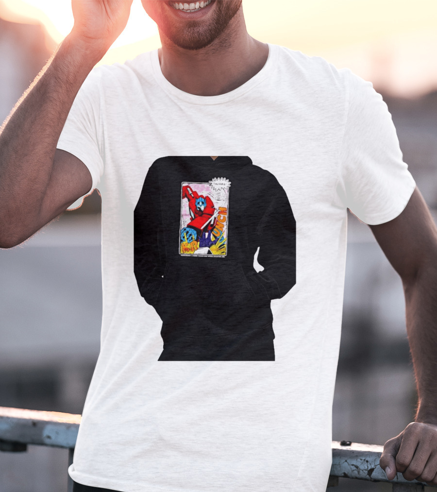 Optimus Prime Transformers Pow Krunch Comic T-Shirt