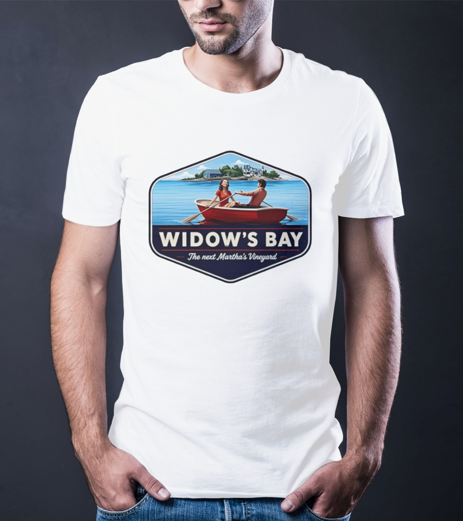 Widow's Bay Scenic Boating Couple The Next Martha's Vineyard T-Shirt