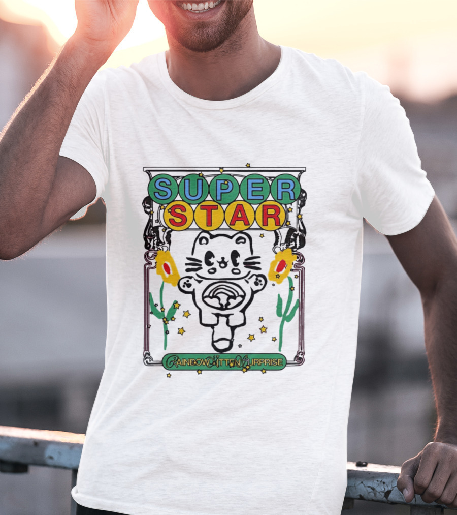 Super Star Rainbow Kitten Surprise RKS Indie Rock T-Shirt
