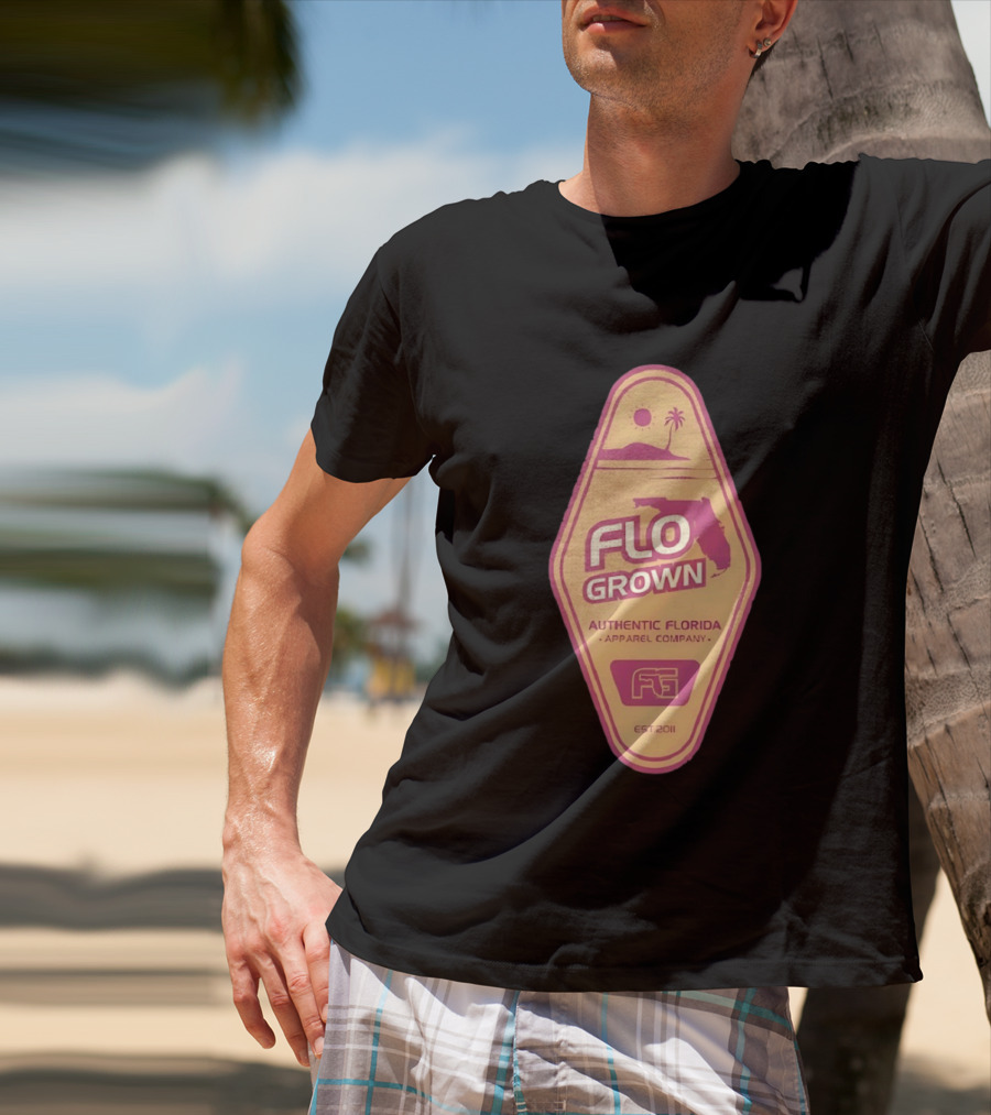 Flo Grown Authentic Florida Apparel Company Est 2011 T-Shirt