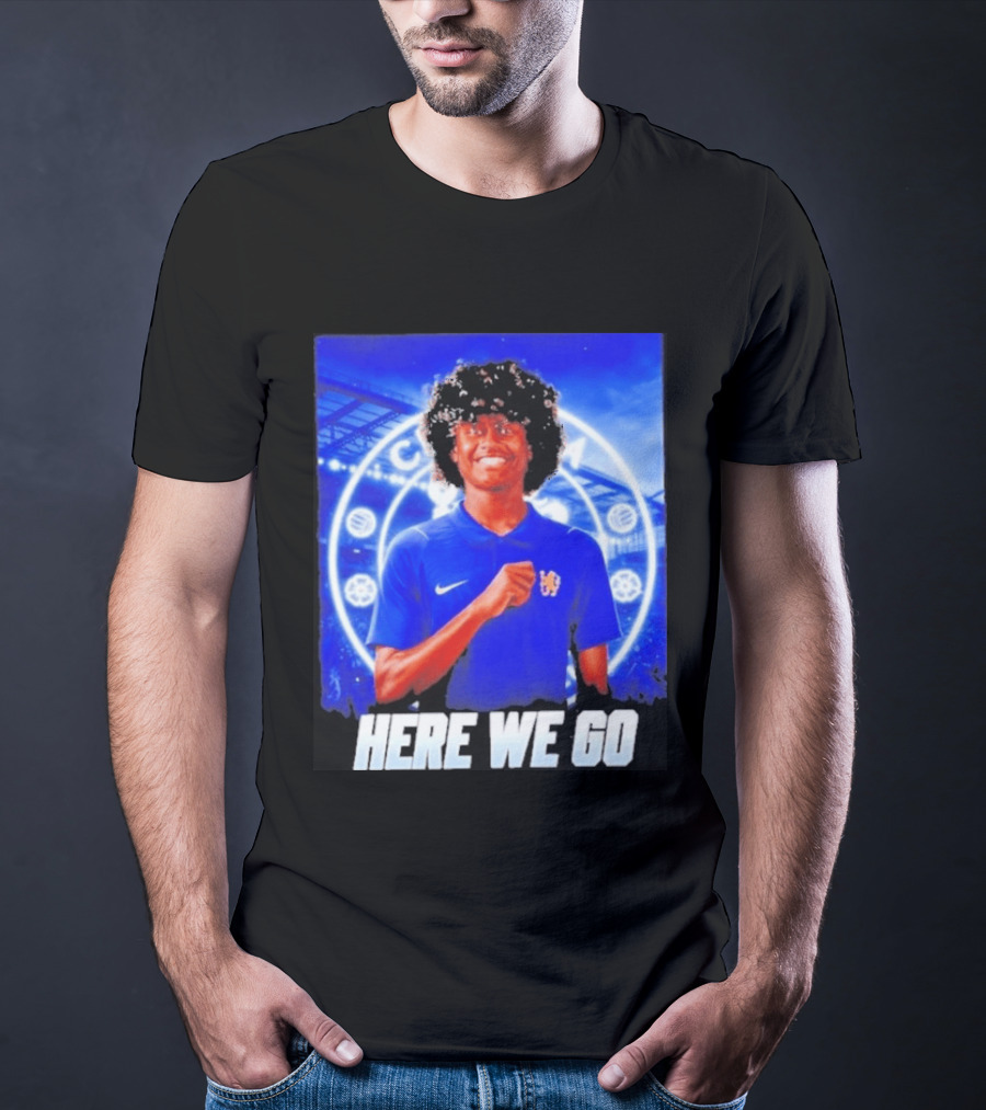 Benji Flowers Chelsea Football Here We Go T-Shirt