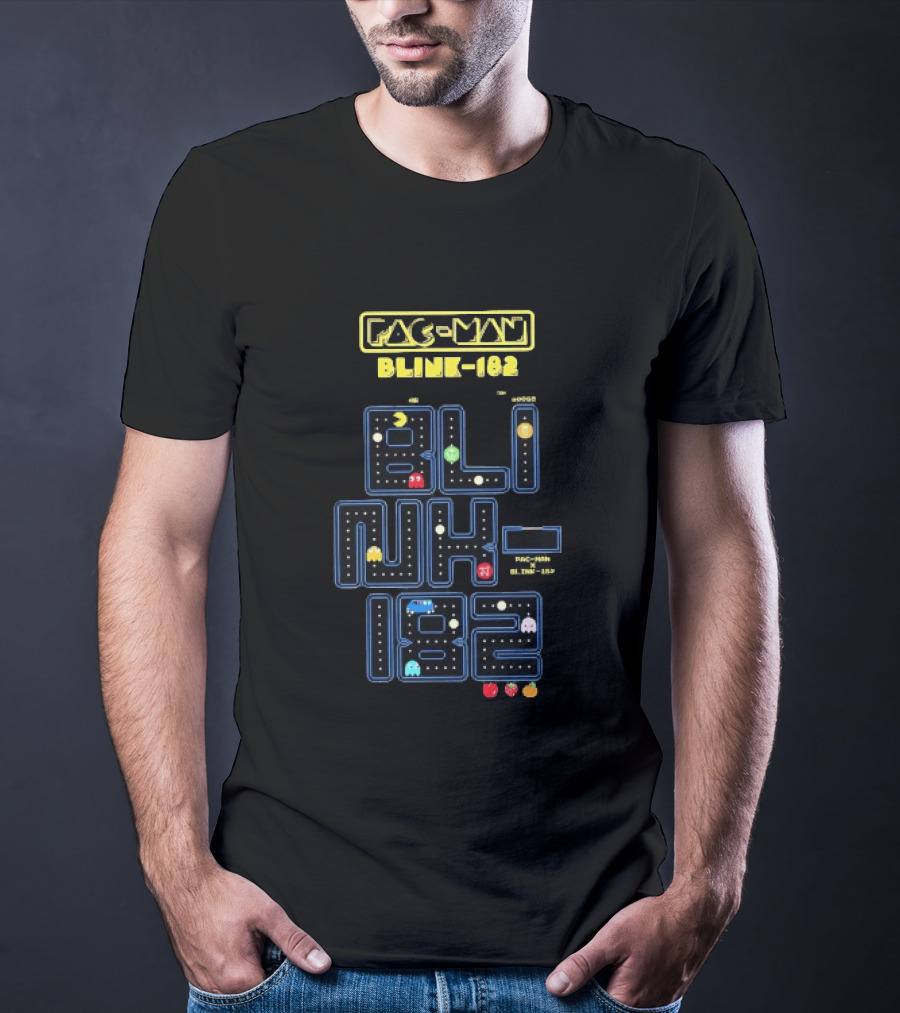 Pac Man Blink 182 Collaboration San Diego Comic Con 2026 T-Shirt