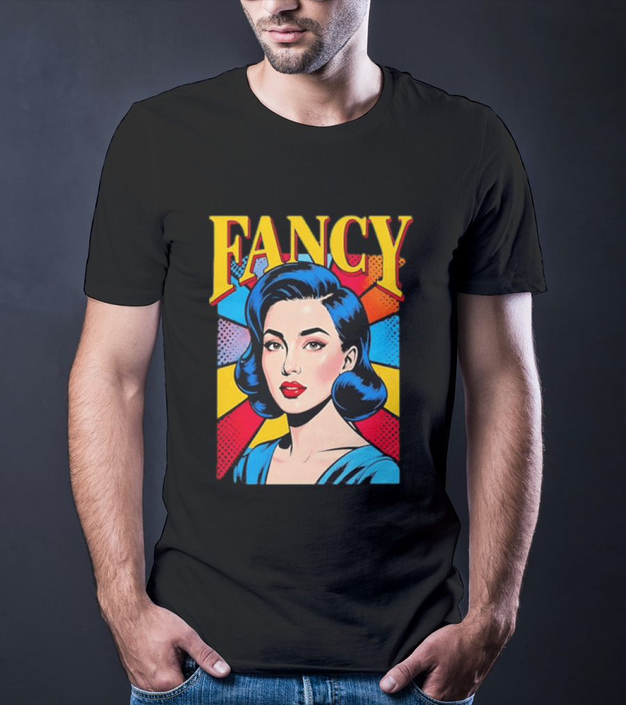 Fancy Pop Art Comic Woman T-Shirt