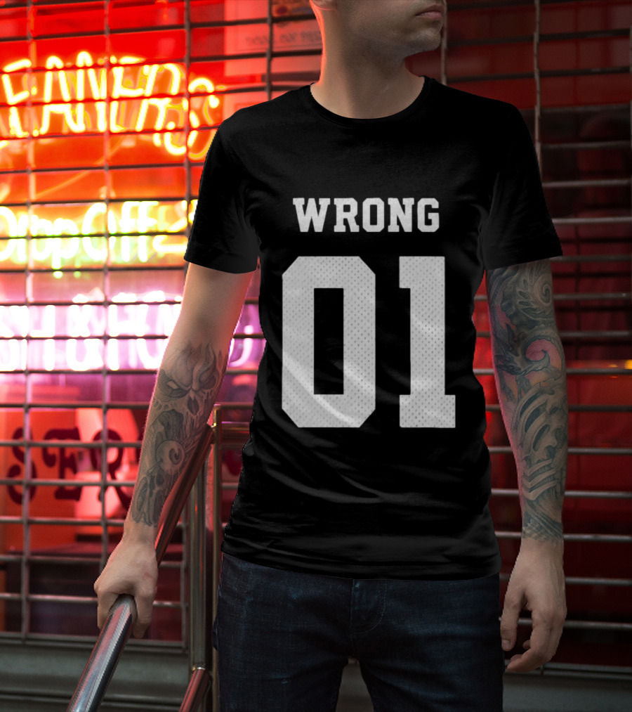 Gideonal Store Wrong 01 Jersey T-Shirt