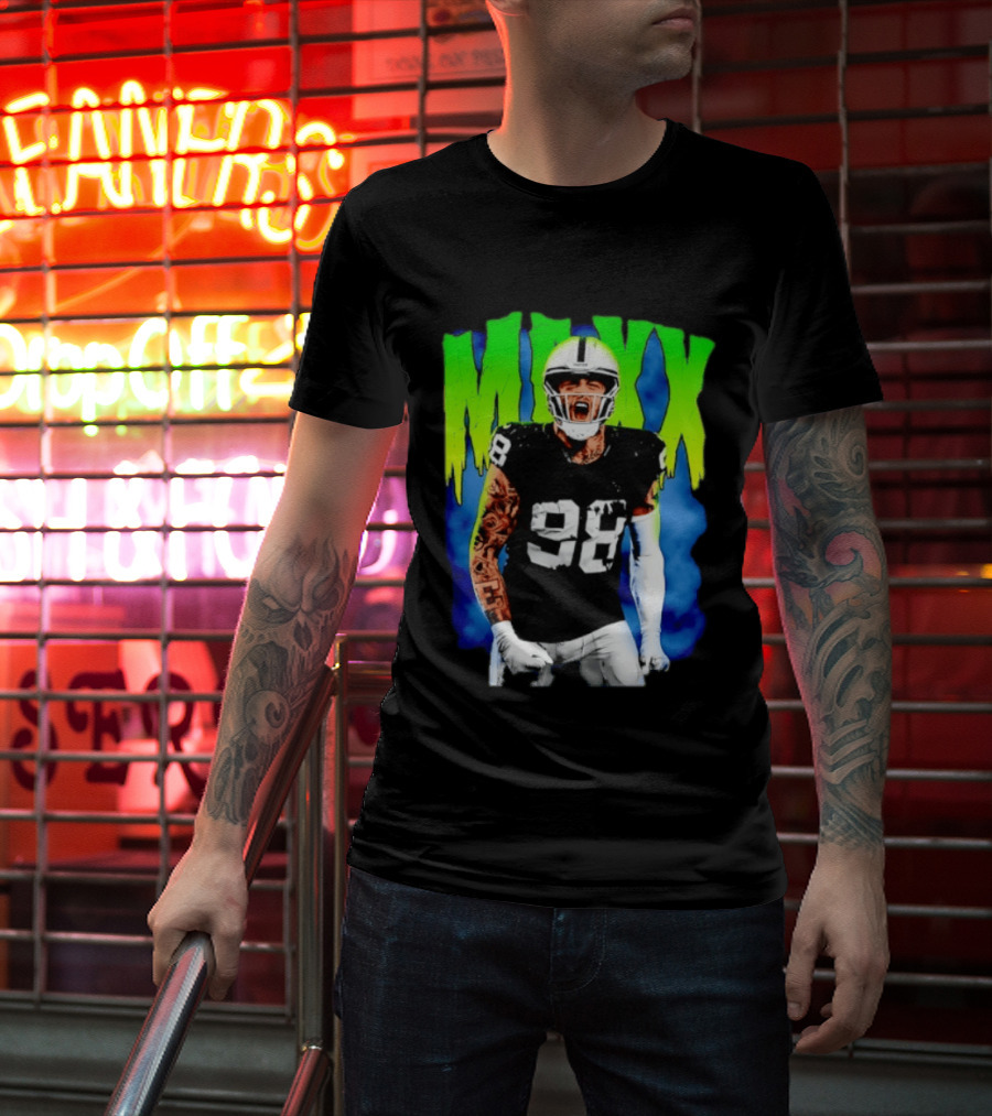 Maxx Crosby 98 Las Vegas Raiders Football Player Jersey T-Shirt