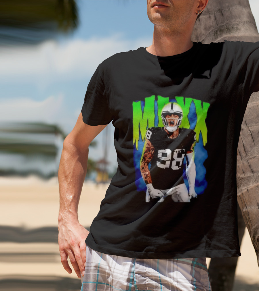 Maxx Crosby 98 Las Vegas Raiders Football Player Jersey T-Shirt