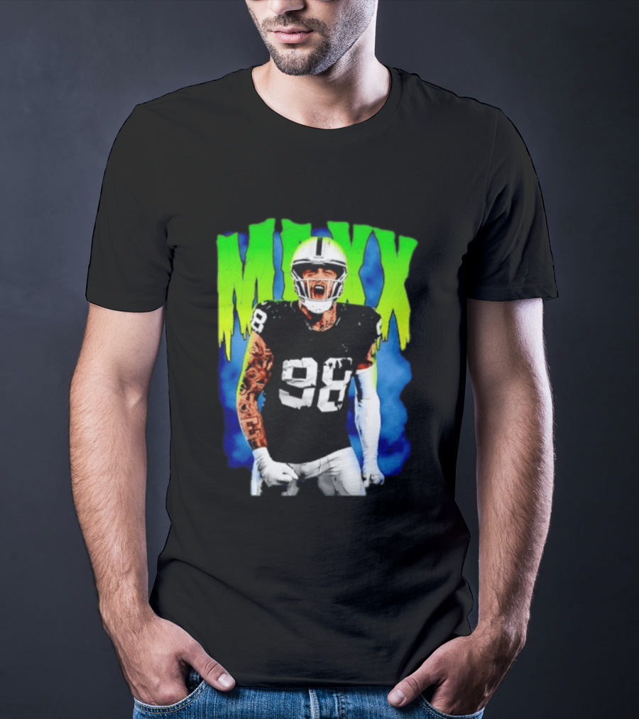 Maxx Crosby 98 Las Vegas Raiders Football Player Jersey T-Shirt