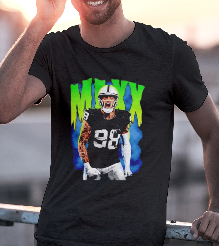 Maxx Crosby 98 Las Vegas Raiders Football Player Jersey T-Shirt