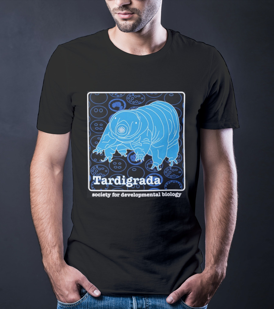 Tardigrada Society For Developmental Biology Blue Water Bear T-Shirt