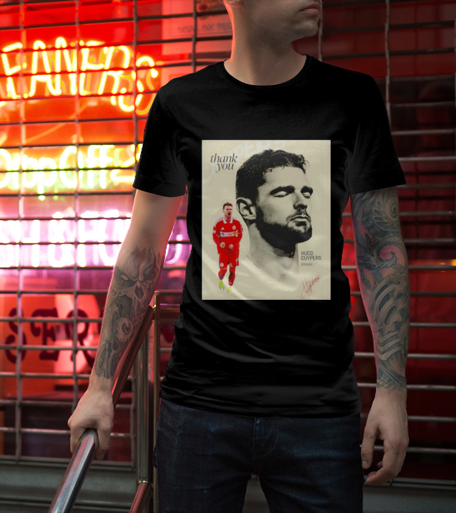 Hugo Cuypers Striker Thank You Chicago Fire FC T-Shirt