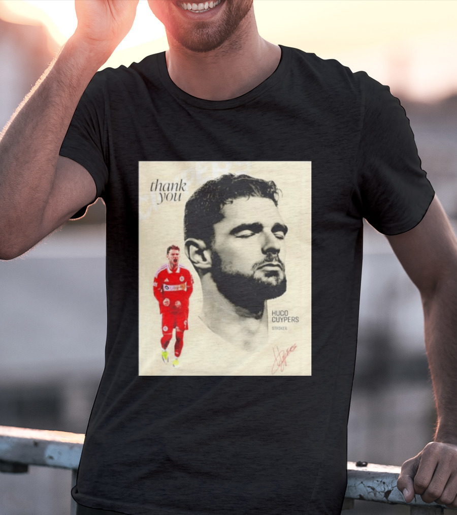 Hugo Cuypers Striker Thank You Chicago Fire FC T-Shirt