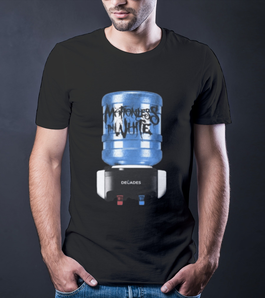 Motionless In White Coworker Band Of The Year Blue Water Cooler Decades T-Shirt