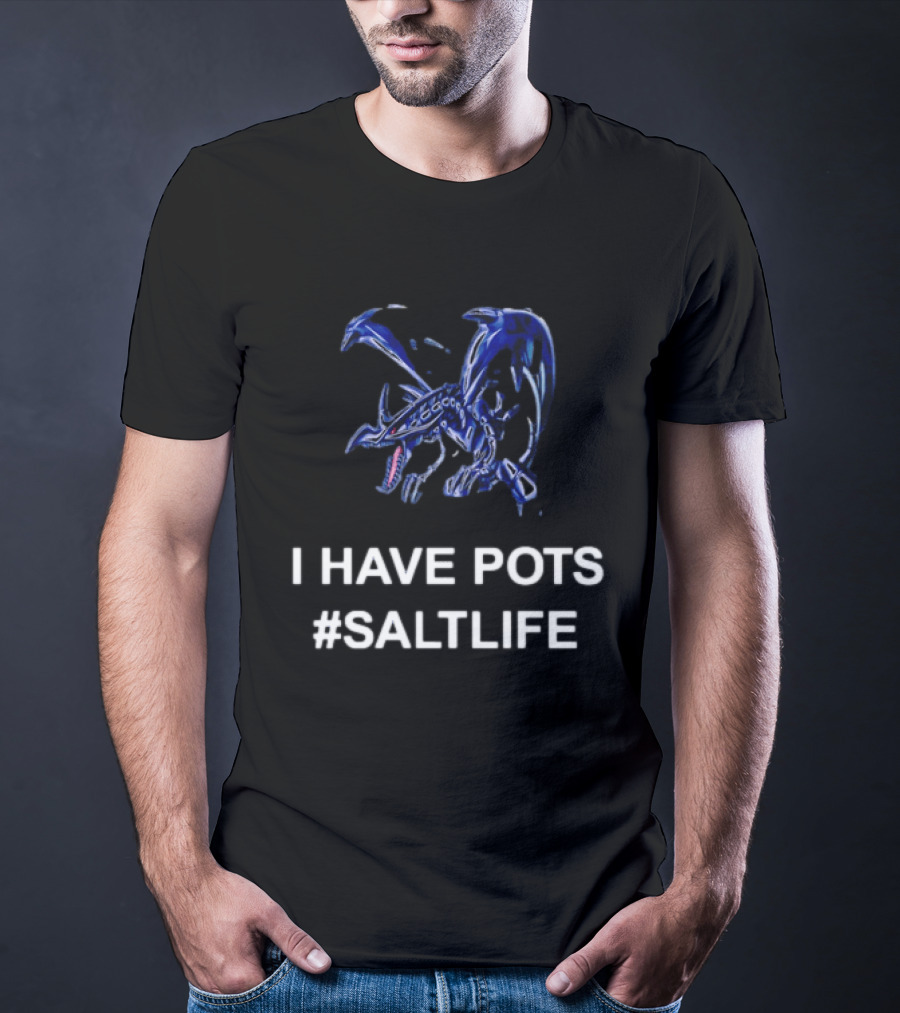 I Have POTS Red Eyes Black Dragon SaltLife T-Shirt