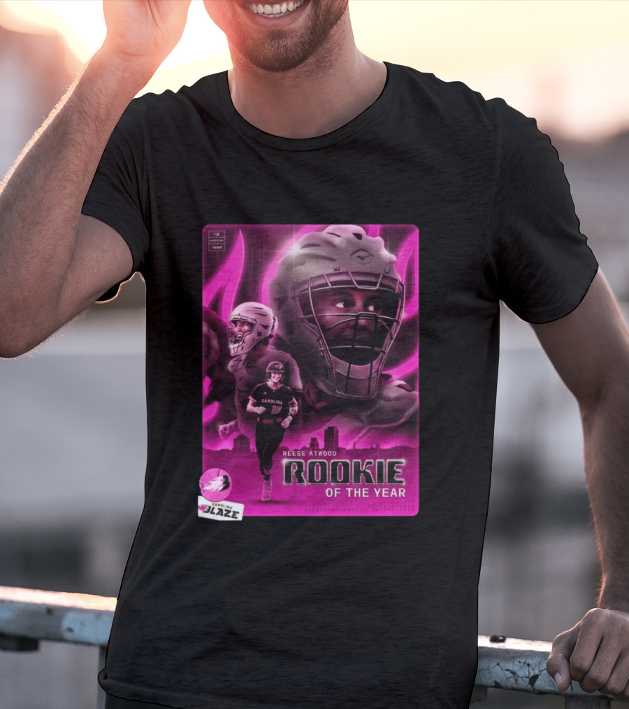 Reese Atwood Rookie Of The Year 2026 Carolina Blaze AUBL Rookie Of The Year T-Shirt