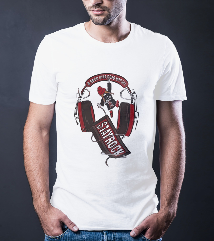 Stay Rock A Rock Star Does Not Age Music Lover T-Shirt