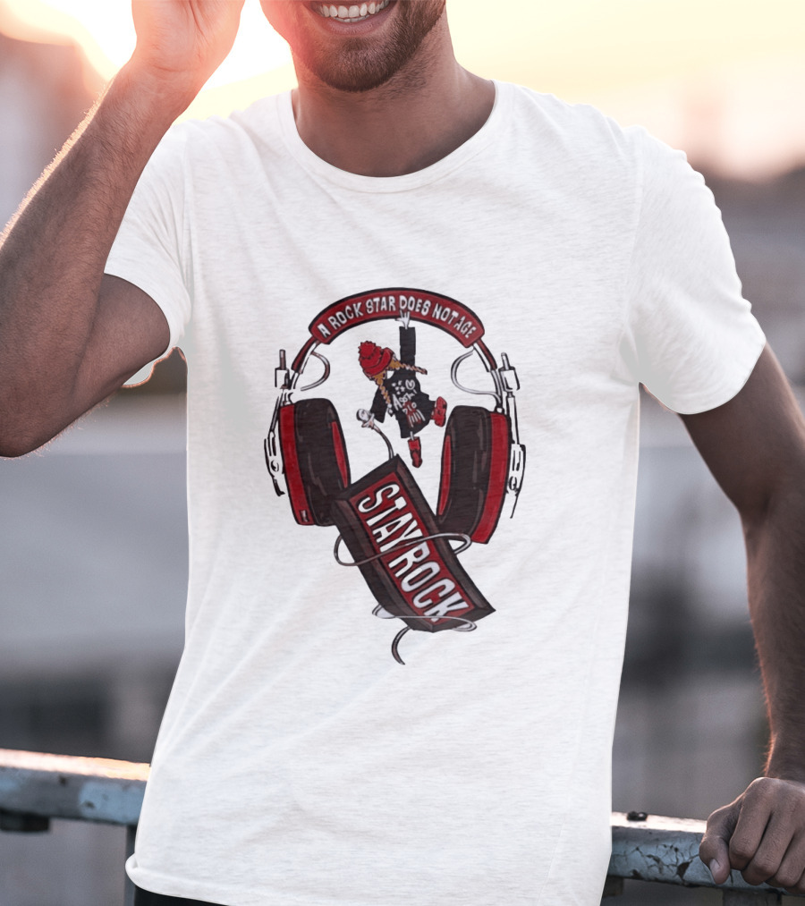 Stay Rock A Rock Star Does Not Age Music Lover T-Shirt