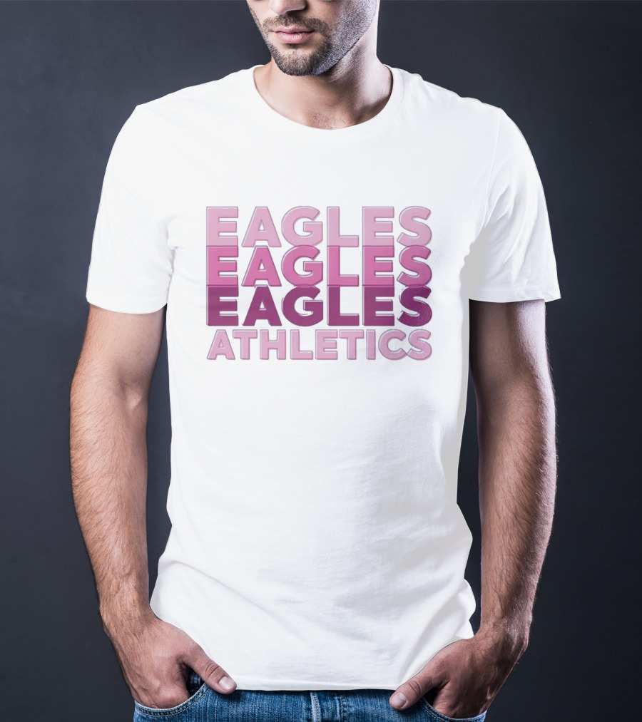 Eagles Athletics Pink Ombré T-Shirt