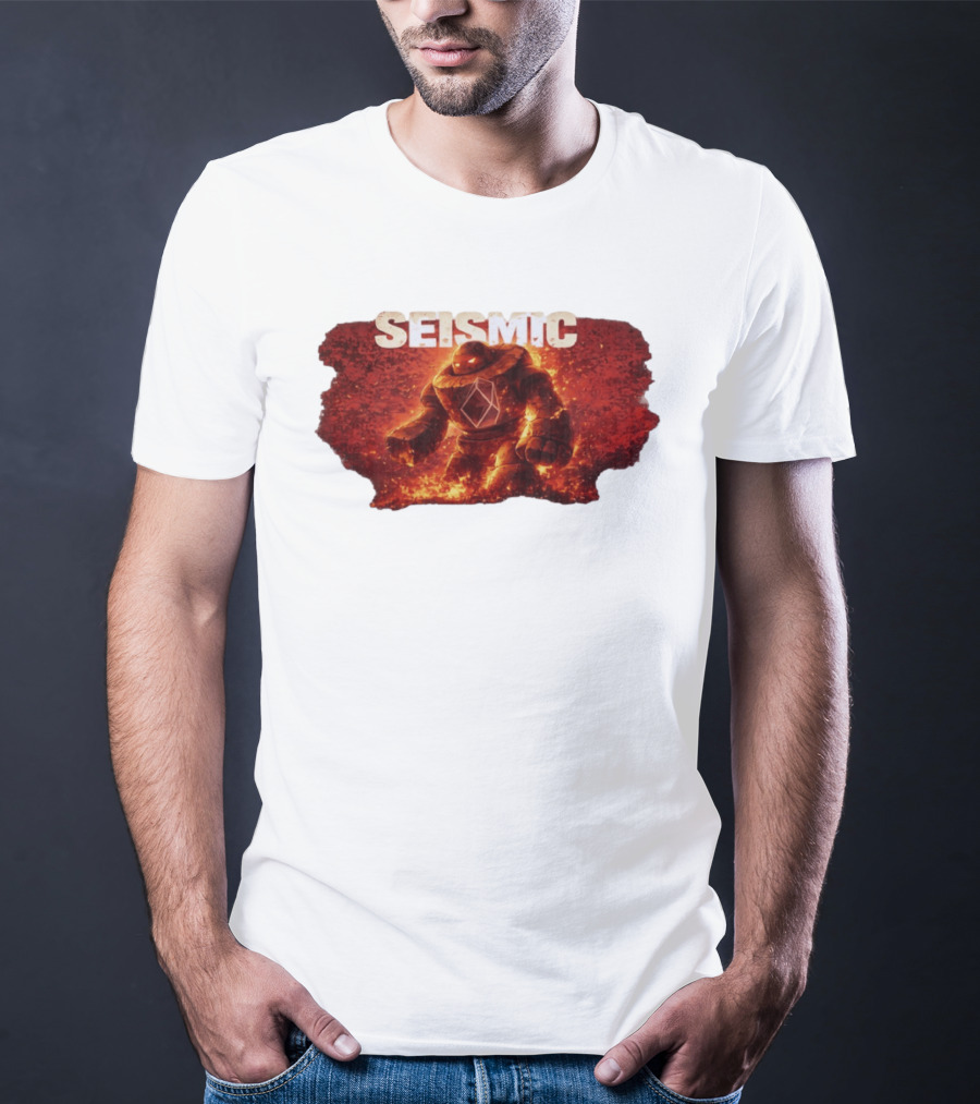 Seismic Magnitude Lava Golem Erupts With Power T-Shirt