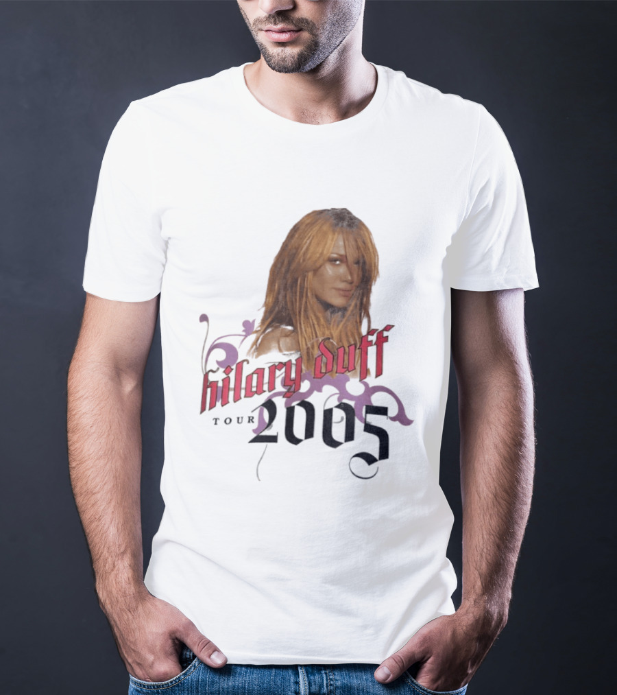 Hilary Duff Tour 2005 Y2K Vintage Style Nostalgia Pop T-Shirt