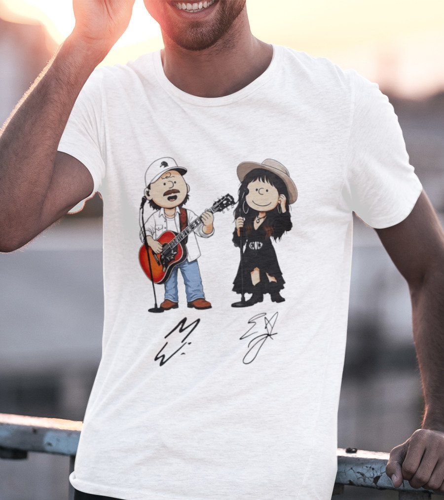 Morgan Wallen Lainey Wilson Peanuts Guitar Country Music T-Shirt