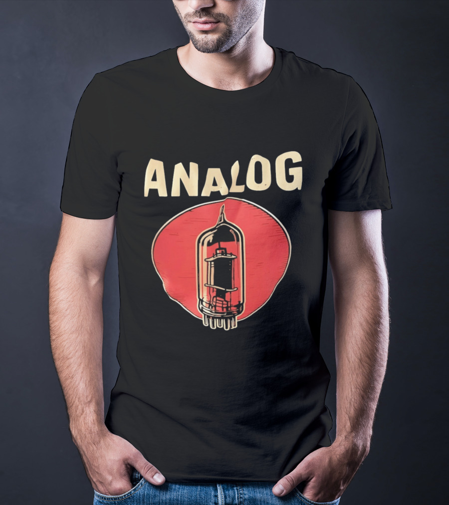 Analog Vacuum Tube Audiophile High Fidelity Audio Components T-Shirt