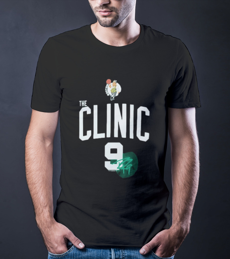 Boston Celtics The Clinic 9 Rajon Rondo Signature T-Shirt