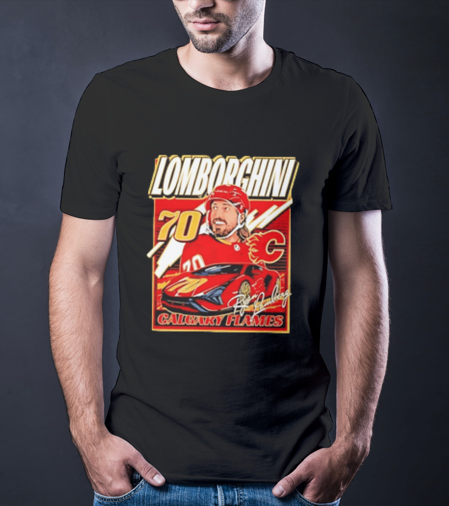 Lomborghini Ryan Lomberg 70 Calgary Flames T-Shirt