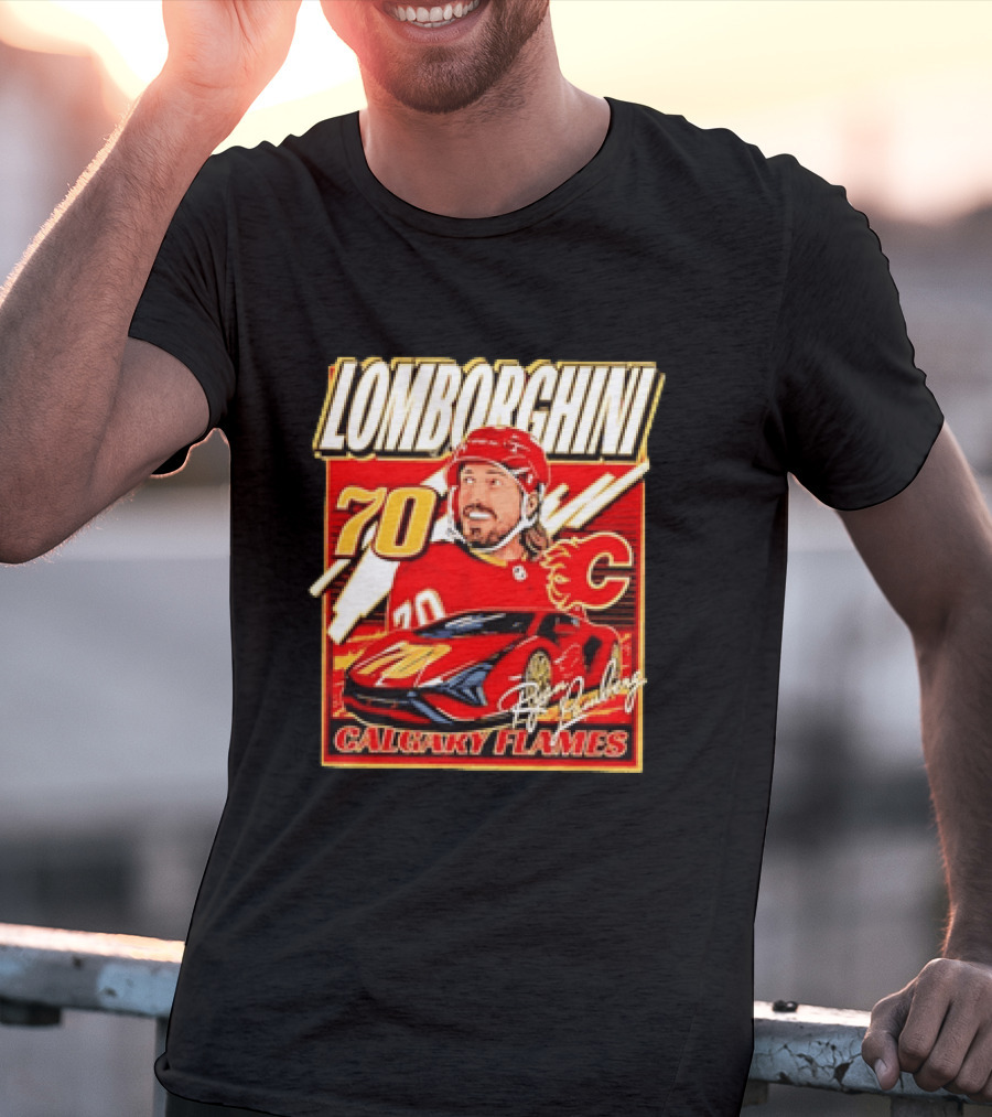 Lomborghini Ryan Lomberg 70 Calgary Flames T-Shirt